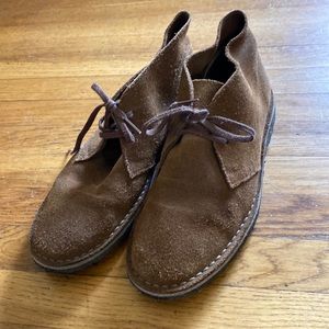 Men’s jcrew chukka boot in brown sued size 8